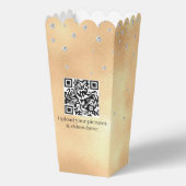 Elegante goudfolie & 50e Jubileum popcorn Bedankdoosjes (Achterkant)