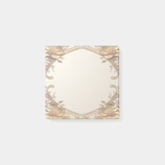 Elegante goudkleurige frame post-it notities post-it® notes