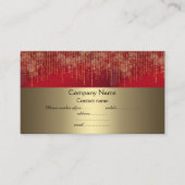 elegante goudmakerij visitekaartje (Voorkant)