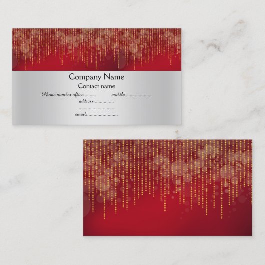 elegante goudmakerij visitekaartje (Voorkant / Achterkant)