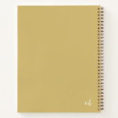 Elegante goudtint Reflections Journal Notebook Notitieboek (Achterkant)