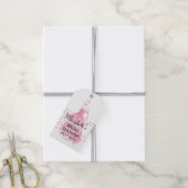 Elegante Gown Vrijgezellenfeest Gift Labels Cadeaulabel (Met Touw)