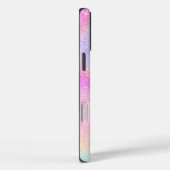 Elegante Gradiënt Glitter Swirl Holografisch Case-Mate iPhone Case (Achterkant / Rechts)