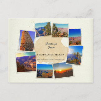 Elegante Grand Canyon Collage Ansichtkaart Briefkaart