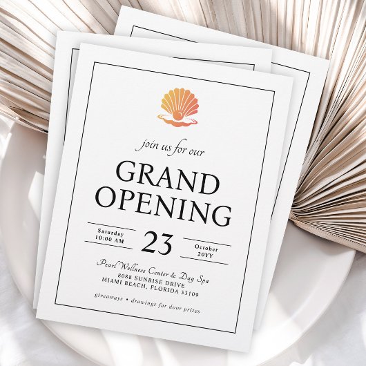 Elegante Grand Opening Flyer | Spa, Salon, Zakelij