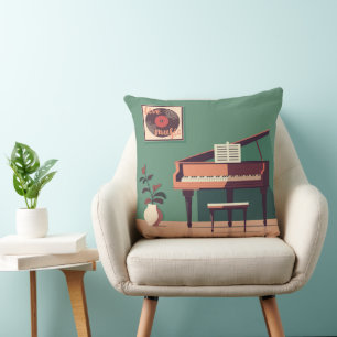 Elegante Grand Piano Kussenhoes Kussen