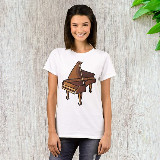 Elegante Grand Piano Music Lovers Design T-shirt