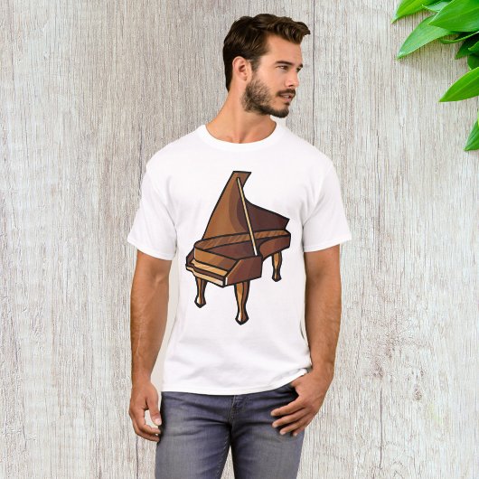 Elegante Grand Piano Music Lovers Design T-shirt