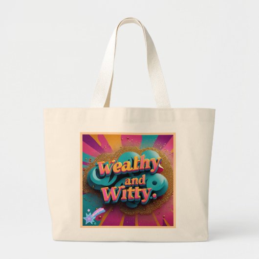 Elegante grappen en juwelen grote tote bag (Voorkant)