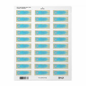 Elegante Grappige Cute Roze Flamingo Label (Full Sheet)