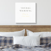 Elegante Grappige Wandcanvas – Minimaal Decoratie (Insitu (Slaapkamer))