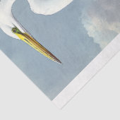 Elegante Great Egret Waterverf Decoupage Vogelkuns Tissuepapier (Detail)