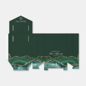 Elegante Green Gold Bar Mitswa Party Bedankdoosjes (Uitgevouwen)