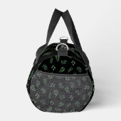 Elegante Green Leaf Pattern Travel Duffle Bag Plunjezak (Rechts)