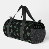 Elegante Green Leaf Pattern Travel Duffle Bag Plunjezak (Rechterhoek)