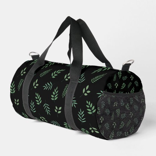 Elegante Green Leaf Pattern Travel Duffle Bag Plunjezak (Rechterhoek)