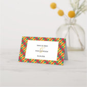 Elegante GRENADA CARRIACOU bruiloft vieren Plaatskaartje (Achterkant)