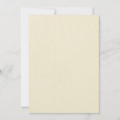 Elegante  grens bruiloft uitnodiging (Achterkant)