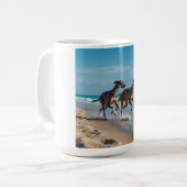 Elegante Greyhound koffie Mok (Voorkant links)