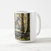 Elegante Greyhound koffie Mok (Voorkant rechts)