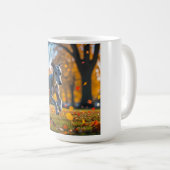 Elegante Greyhound koffie Mok (Voorkant rechts)