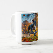 Elegante Greyhound koffie Mok (Voorkant links)