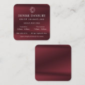 Elegante Grief Counseling Group Vergaderingen Vierkante Visitekaartje (Voorkant / Achterkant)