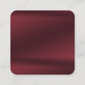 Elegante Grief Counseling Group Vergaderingen Vierkante Visitekaartje (Achterkant)