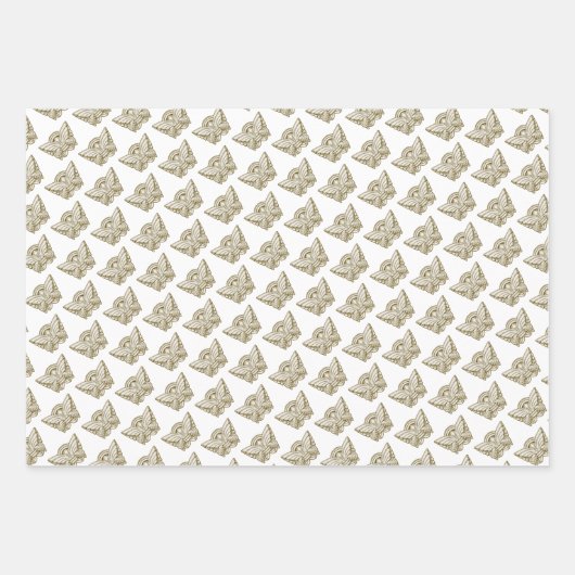 Elegante Griekse of Romeinse verjaardag met stenen Inpakpapier Vel (Voorkant)