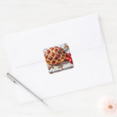 Elegante Griekse Pasen Vierkante Sticker (Envelop)