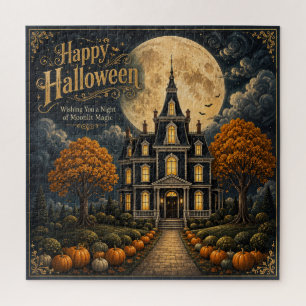 Elegante Griezelen Manor Halloween Legpuzzel