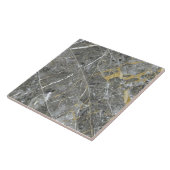 Elegante Grijs en Witte Marmeren Ceramische Tegel Tegeltje (Zijkant)