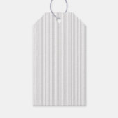 Elegante Grijswaarde Bedankt Label Cadeaulabel (Achterkant)