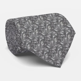 Elegante grijze heren stropdas