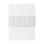 Elegante grijze initialen uitnodigingen wikkel (Achterkant Voorbeeld)