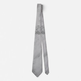 Elegante grijze marmeren patroon stropdas