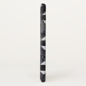 elegante grijze mozaïek bloem van het leven Tegel Case-Mate iPhone Case (Achterkant / rechts)