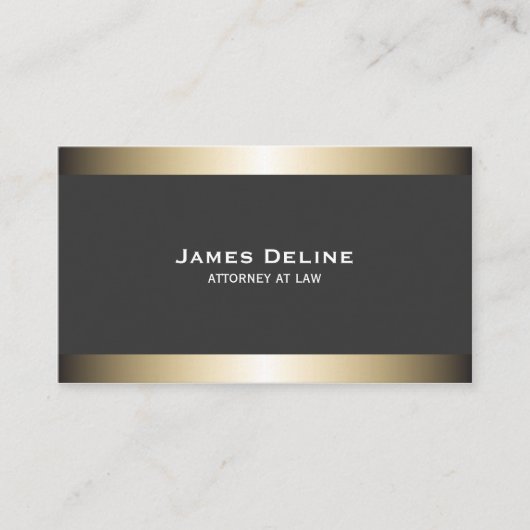 Elegante grijze nephaarden consultant visitekaartje (Voorkant)