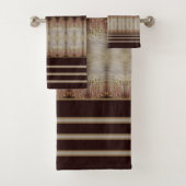 Elegante grijze ontwerper bad handdoek (Insitu)