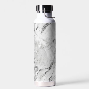Elegante grijze "Slate Whisper Stream" Marmeren te Waterfles