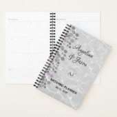 Elegante grijze trouw planner (Display)