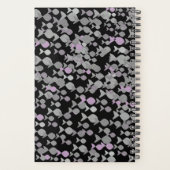 Elegante grijze trouw planner (Achterkant)