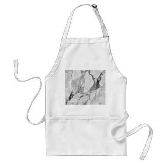 Elegante grijze "Twilight Marble Fantasy" Marmeren Standaard Schort