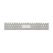 Elegante Grijze Witte Polka Dots Wedding Uitnodigingen Wikkel (Vlak)