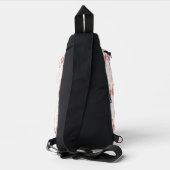 Elegante grillige gepersonaliseerde Coquette Bow Sling Bag (Achterkant)