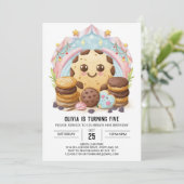 Elegante grillige Happy Cookies Verjaardag Kaart (Staand voorkant)