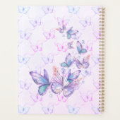 elegante, grillige vlinderthema aangepaste planner (Achterkant)