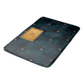 Elegante Groen,Diamanten,Monogram Badmat (Gekanteld)