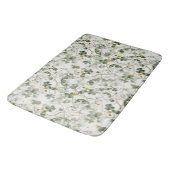 Elegante  Groen Gouden Botanische Illustratie Badmat (Gekanteld)