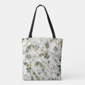 Elegante Groen Gouden Botanische Illustratie Tote Bag (Achterkant)